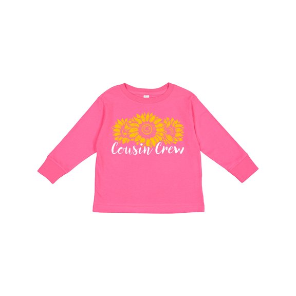 Inktastic Cousin Crew Boys or Girls Long Sleeve Toddler T-Shirt