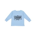 thumbnail image 1 of Inktastic Cousin Crew Boys or Girls Long Sleeve Toddler T-Shirt, 1 of 5