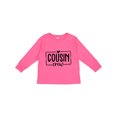 thumbnail image 1 of Inktastic Cousin Crew Boys or Girls Long Sleeve Toddler T-Shirt, 1 of 5