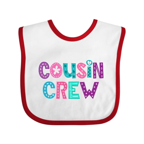 Inktastic Cousin Crew Cute Family Girls Baby Bib