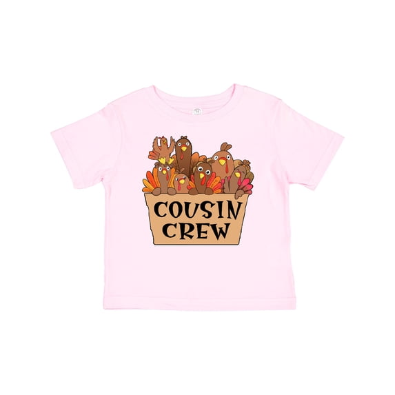 Inktastic Cousin Crew Cute Turkey Family Boys or Girls Baby T-Shirt