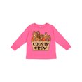thumbnail image 1 of Inktastic Cousin Crew Cute Turkey Family Boys or Girls Long Sleeve Toddler T-Shirt, 1 of 5