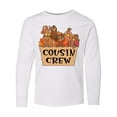 thumbnail image 1 of Inktastic Cousin Crew Cute Turkey Family Long Sleeve Youth T-Shirt, 1 of 5