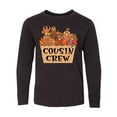 thumbnail image 1 of Inktastic Cousin Crew Cute Turkey Family Long Sleeve Youth T-Shirt, 1 of 5