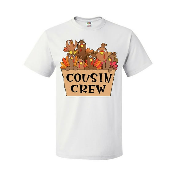 Inktastic Cousin Crew Cute Turkey Family T-Shirt