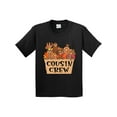 thumbnail image 1 of Inktastic Cousin Crew Cute Turkey Family Youth T-Shirt, 1 of 5