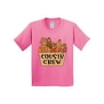 thumbnail image 1 of Inktastic Cousin Crew Cute Turkey Family Youth T-Shirt, 1 of 5