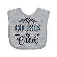 thumbnail image 1 of Inktastic Cousin Crew Girls Baby Bib, 1 of 4