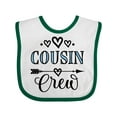 thumbnail image 1 of Inktastic Cousin Crew Girls Baby Bib, 1 of 4