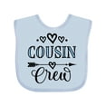 thumbnail image 1 of Inktastic Cousin Crew Girls Baby Bib, 1 of 4