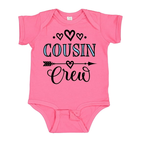 Inktastic Cousin Crew Girls Baby Bodysuit