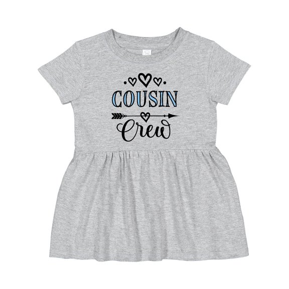 Inktastic Cousin Crew Girls Baby Dress