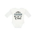 thumbnail image 1 of Inktastic Cousin Crew Girls Long Sleeve Baby Bodysuit, 1 of 5