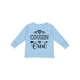 thumbnail image 1 of Inktastic Cousin Crew Girls Long Sleeve Toddler T-Shirt, 1 of 5