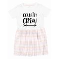 thumbnail image 1 of Inktastic Cousin Crew Girls Toddler Dress, 1 of 5