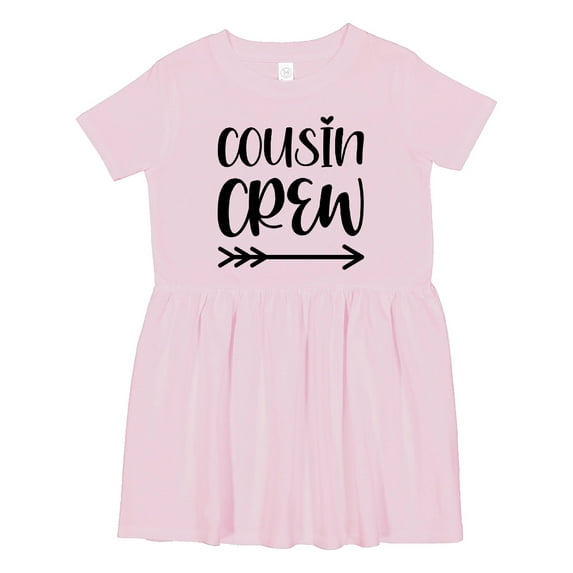Inktastic Cousin Crew Girls Toddler Dress