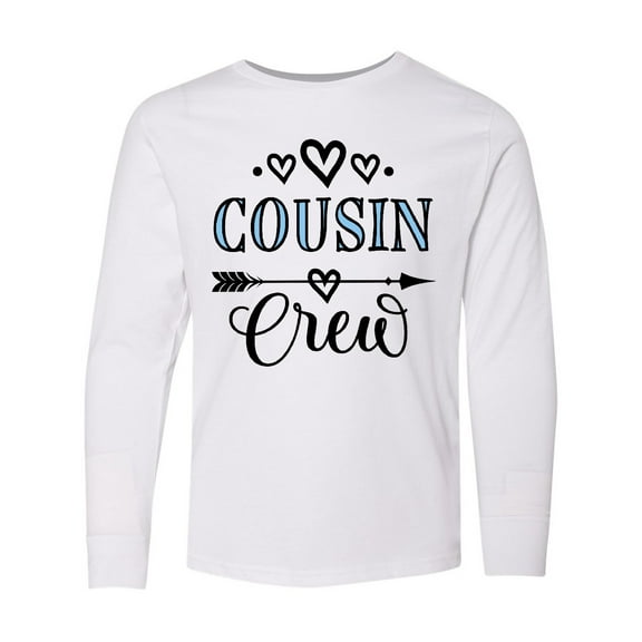 Inktastic Cousin Crew Long Sleeve Youth T-Shirt