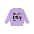 thumbnail image 1 of Inktastic Cousin Crew Toddler Sweatshirt, 1 of 4