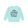 thumbnail image 1 of Inktastic Cousin Crew Toddler Sweatshirt, 1 of 4