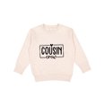 thumbnail image 1 of Inktastic Cousin Crew Toddler Sweatshirt, 1 of 4