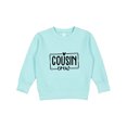 thumbnail image 1 of Inktastic Cousin Crew Toddler Sweatshirt, 1 of 4
