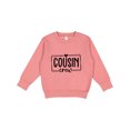 thumbnail image 1 of Inktastic Cousin Crew Toddler Sweatshirt, 1 of 4