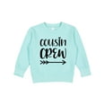 thumbnail image 1 of Inktastic Cousin Crew Toddler Sweatshirt, 1 of 4