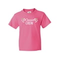 thumbnail image 1 of Inktastic Cousin Crew with Flowers Youth T-Shirt, 1 of 5