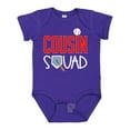 thumbnail image 1 of Inktastic Cousin Squad Baseball and Bat Boys or Girls Baby Bodysuit, 1 of 5