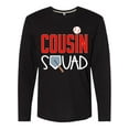 thumbnail image 1 of Inktastic Cousin Squad Baseball and Bat Long Sleeve T-Shirt, 1 of 5