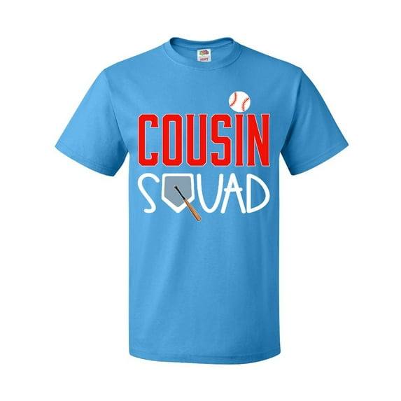 Inktastic Cousin Squad Baseball and Bat T-Shirt