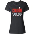 thumbnail image 1 of Inktastic Cousin Squad Baseball and Bat Women's T-Shirt, 1 of 5