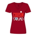 thumbnail image 1 of Inktastic Cousin Squad Baseball and Bat Women's V-Neck T-Shirt, 1 of 5
