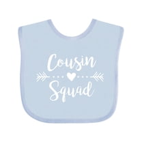 Inktastic Cousin Squad Boys or Girls Baby Bib