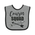 thumbnail image 1 of Inktastic Cousin Squad with Arrows Boys or Girls Baby Bib, 1 of 4
