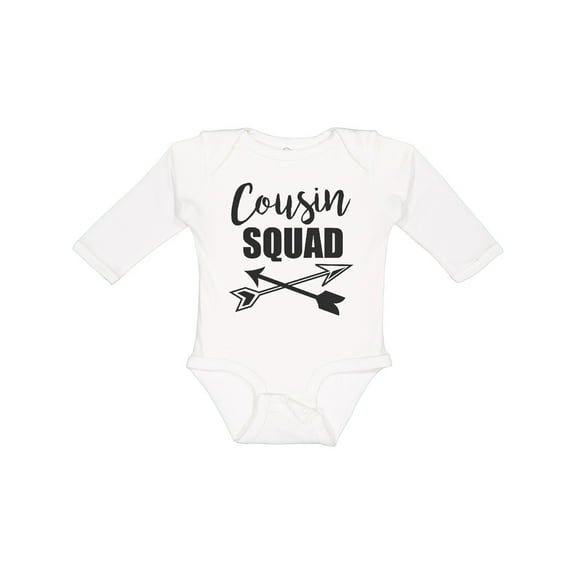 Inktastic Cousin Squad with Arrows Boys or Girls Long Sleeve Baby Bodysuit