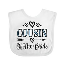 Inktastic Cousin of the Bride Wedding Girls Baby Bib