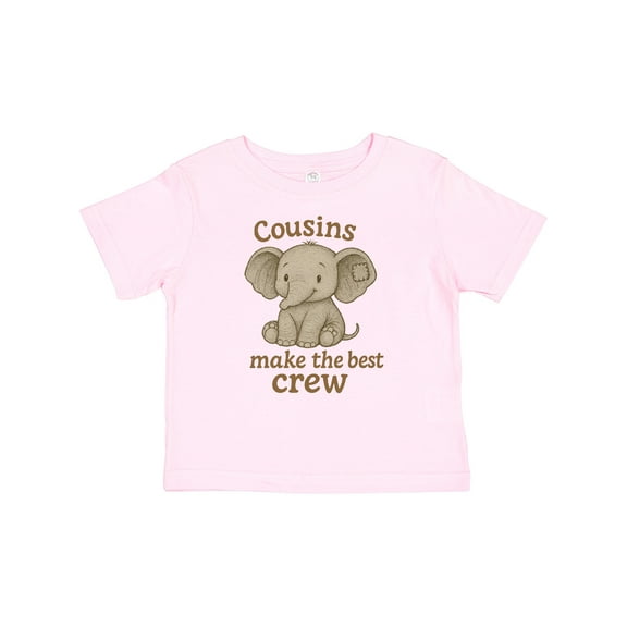 Inktastic Cousins Make the Best Crew Elephant Graphic Boys or Girls Baby T-Shirt