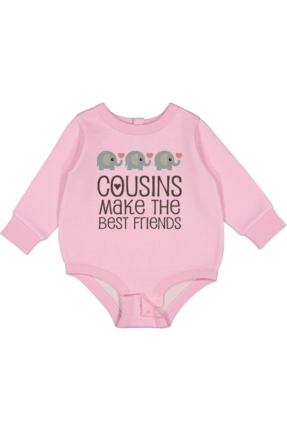Cousins Make the Best Friends Baby Fleece Bodysuit
