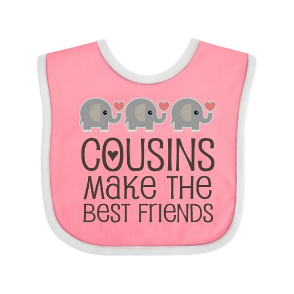Inktastic Cousins Make the Best Friends Boys or Girls Baby Bib