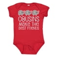 thumbnail image 1 of Inktastic Cousins Make the Best Friends Boys or Girls Baby Bodysuit, 1 of 5