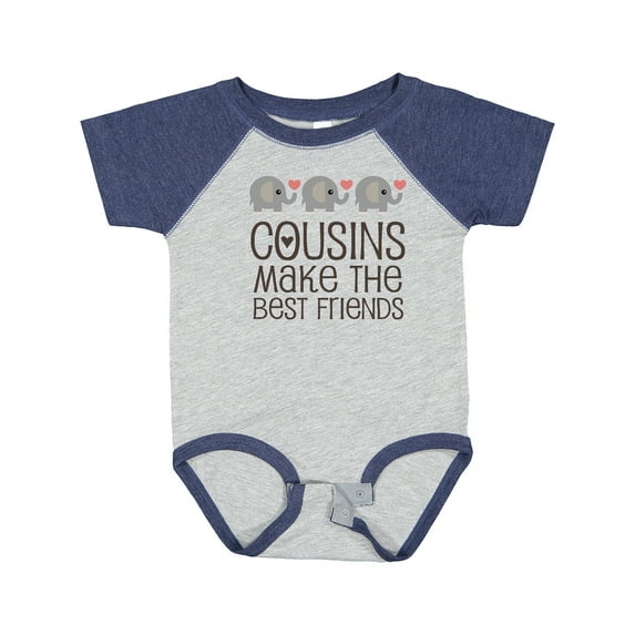 Inktastic Cousins Make the Best Friends Boys or Girls Baby Bodysuit