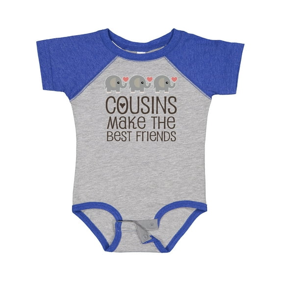 Inktastic Cousins Make the Best Friends Boys or Girls Baby Bodysuit