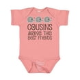 thumbnail image 1 of Inktastic Cousins Make the Best Friends Boys or Girls Baby Bodysuit, 1 of 5