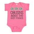thumbnail image 1 of Inktastic Cousins Make the Best Friends Boys or Girls Baby Bodysuit, 1 of 5