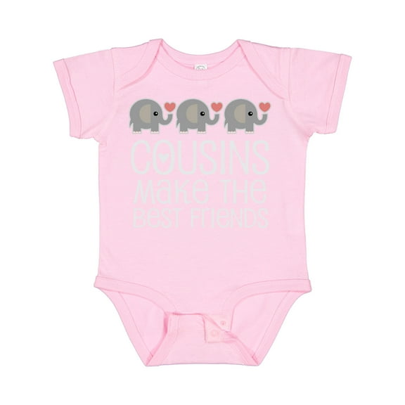 Inktastic Cousins Make the Best Friends Boys or Girls Baby Bodysuit