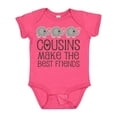 thumbnail image 1 of Inktastic Cousins Make the Best Friends Boys or Girls Baby Bodysuit, 1 of 5