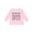 thumbnail image 1 of Inktastic Cousins Make the Best Friends Boys or Girls Long Sleeve Toddler T-Shirt, 1 of 5