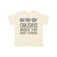 thumbnail image 1 of Inktastic Cousins Make the Best Friends Boys or Girls Toddler T-Shirt, 1 of 5