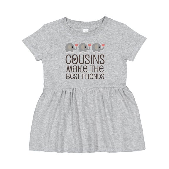 Inktastic Cousins Make the Best Friends Girls Baby Dress